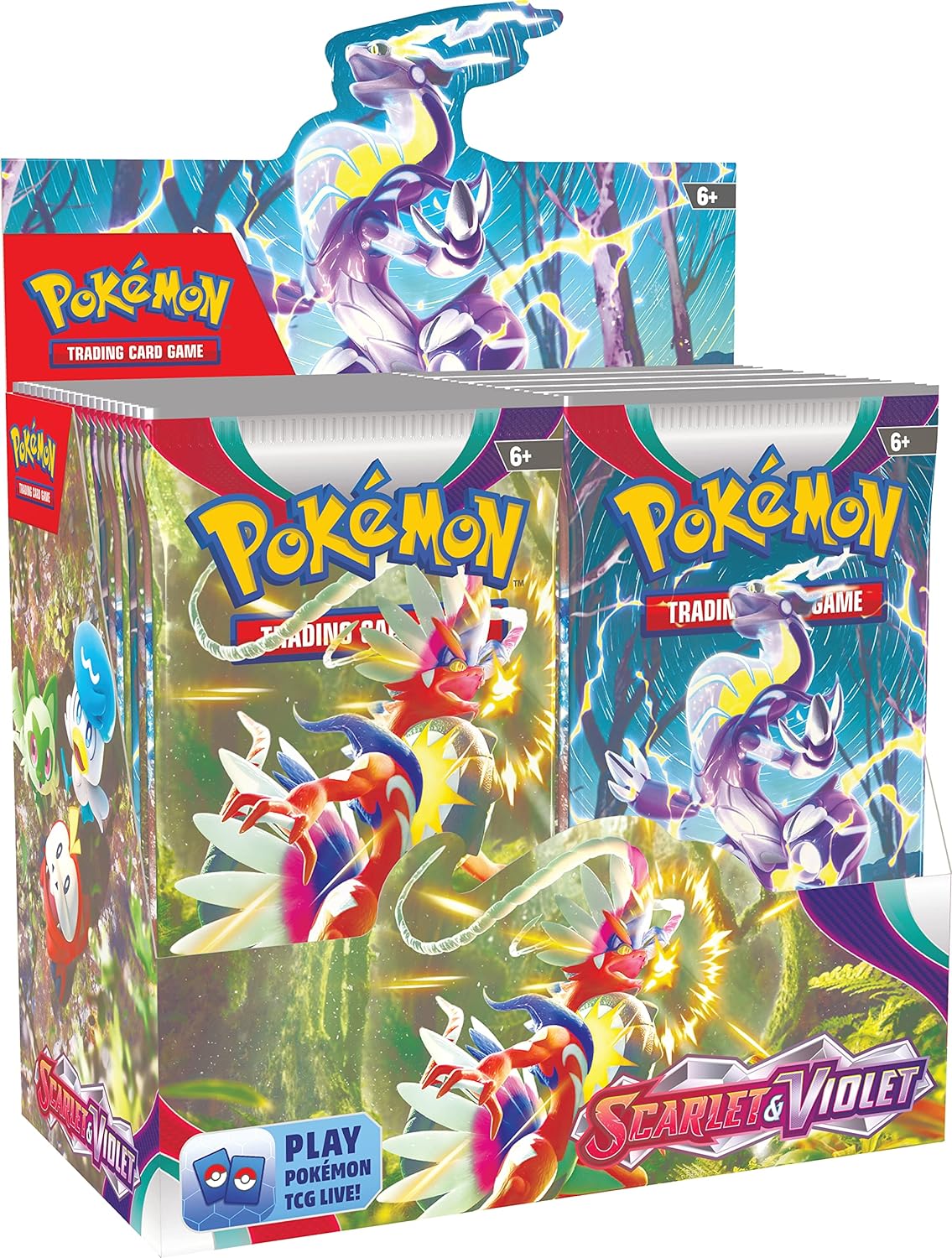 Pokémon TCG: Scarlet & Violet Booster Box – 36 Packs – Factory Sealed – English – UK Stock