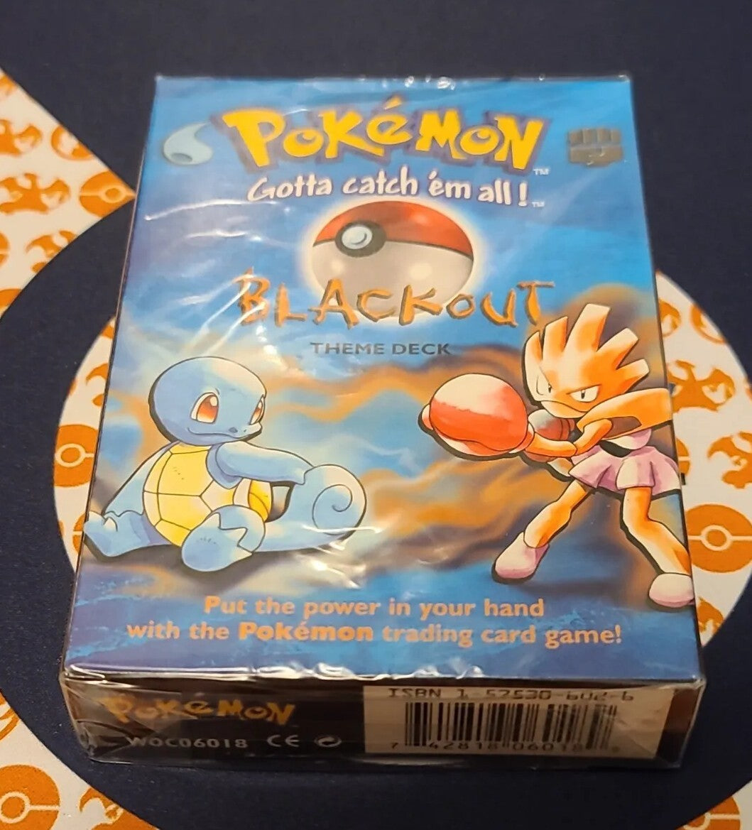 Pokemon Blackout Theme Deck – 1999 Base Set – New Factory Sealed – Vintage TCG – UK Stock