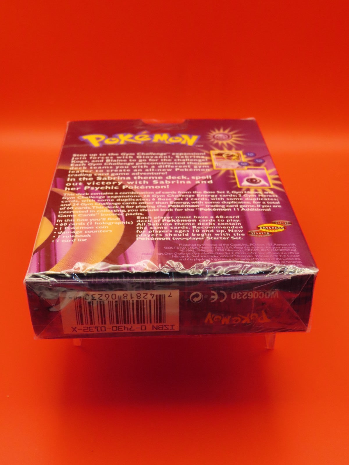 Sabrina Gym Challenge Theme Deck – 2000 Vintage Pokémon TCG – Factory Sealed – WOTC – UK Stock