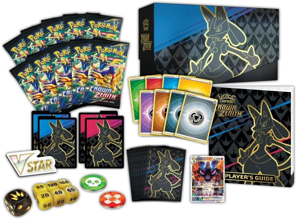 Pokémon TCG Crown Zenith Elite Trainer Box – 10 Booster Packs – Factory Sealed – UK Stock