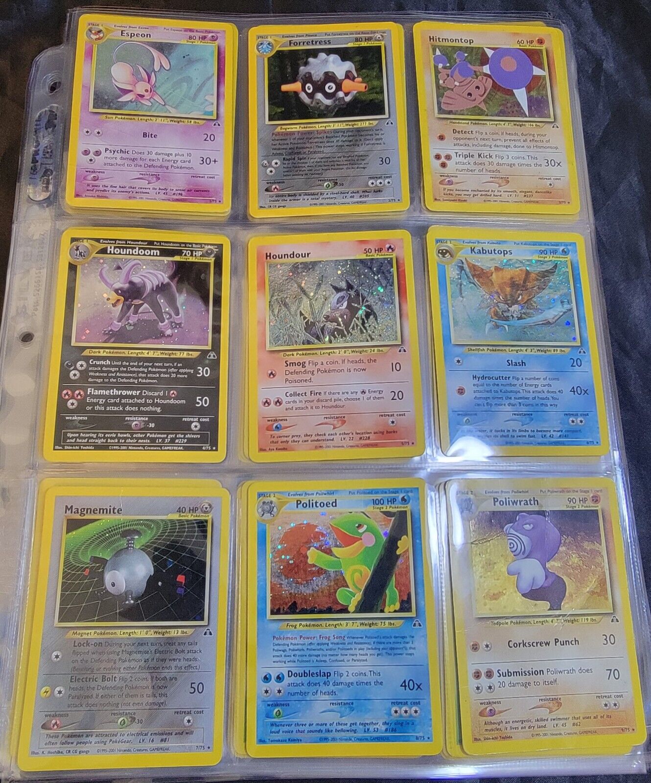 Complete Pokémon Neo Discovery Set (75/75) – Unlimited – English – All Cards Included – WOTC – UK Stock