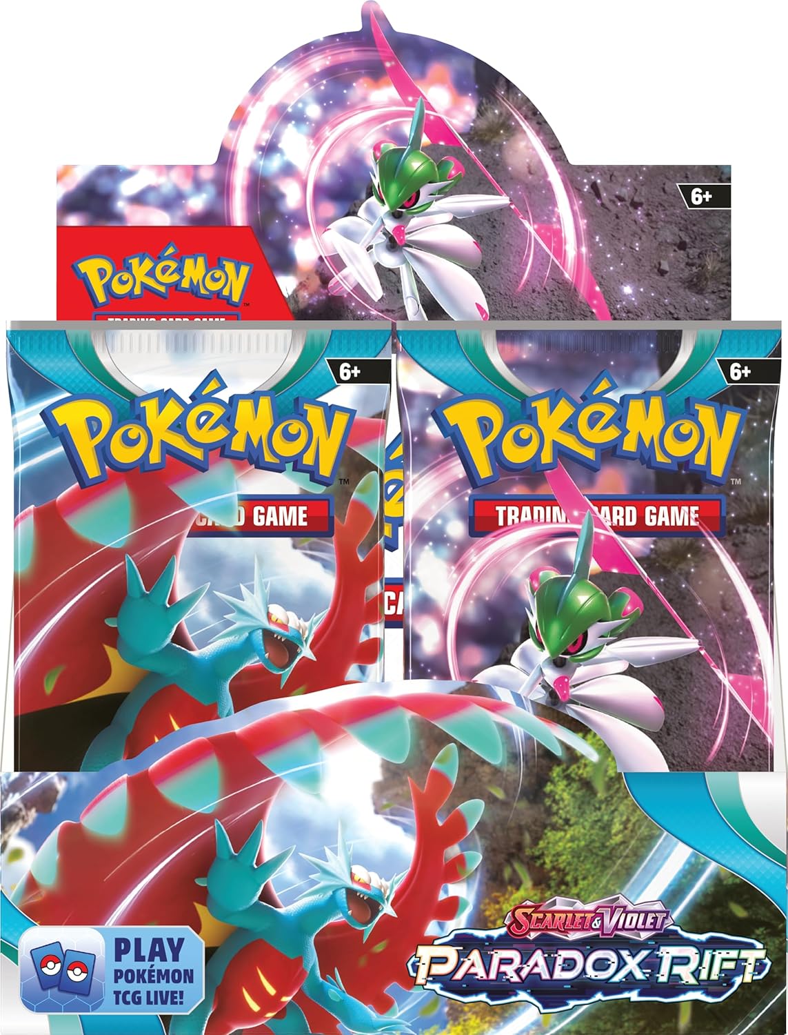Pokémon TCG Scarlet & Violet Paradox Rift Booster Box – 36 Packs – Factory Sealed – English – UK Stock