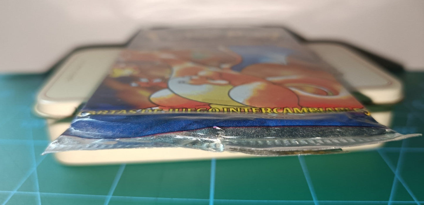 Pokémon Base Set Booster Pack – 1999 Spanish – Charizard Artwork – Factory Sealed – WOTC – Vintage – UK Stock