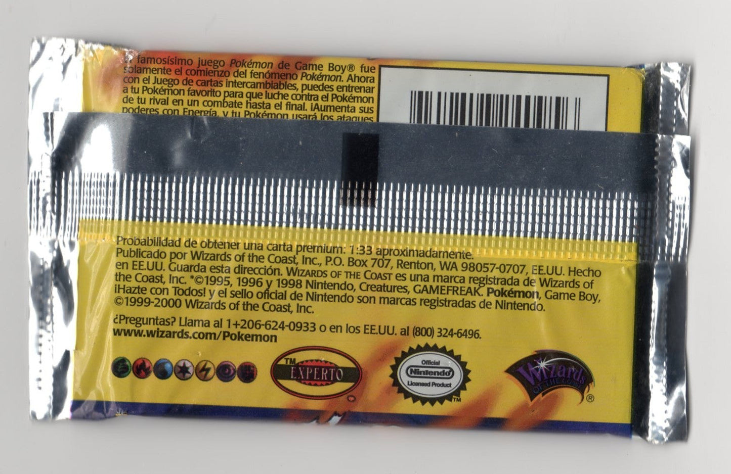 Pokémon Base Set Booster Pack – 1999 Spanish – Charizard Artwork – Factory Sealed – WOTC – Vintage – UK Stock