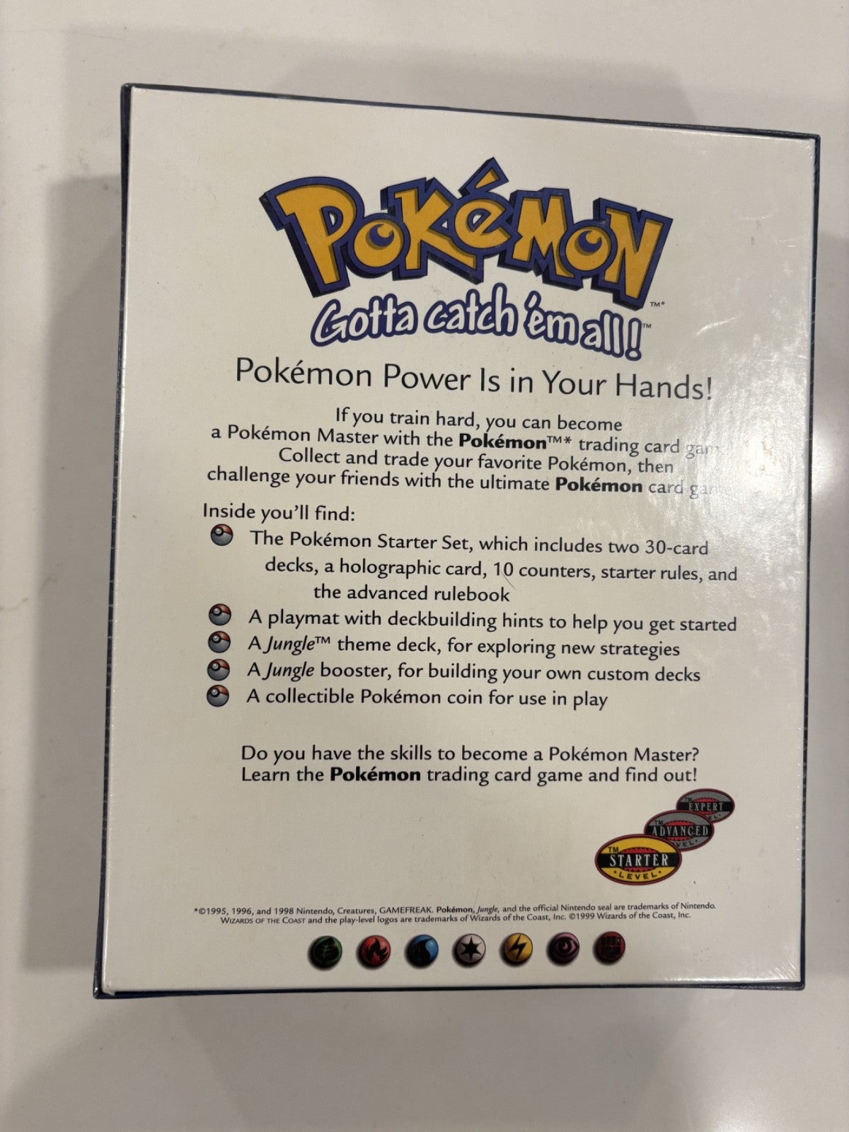 Original 1999 Pokémon TCG Starter Gift Box – Factory Sealed – WOTC – Vintage – UK Stock