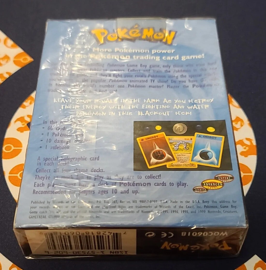 Pokemon Blackout Theme Deck – 1999 Base Set – New Factory Sealed – Vintage TCG – UK Stock