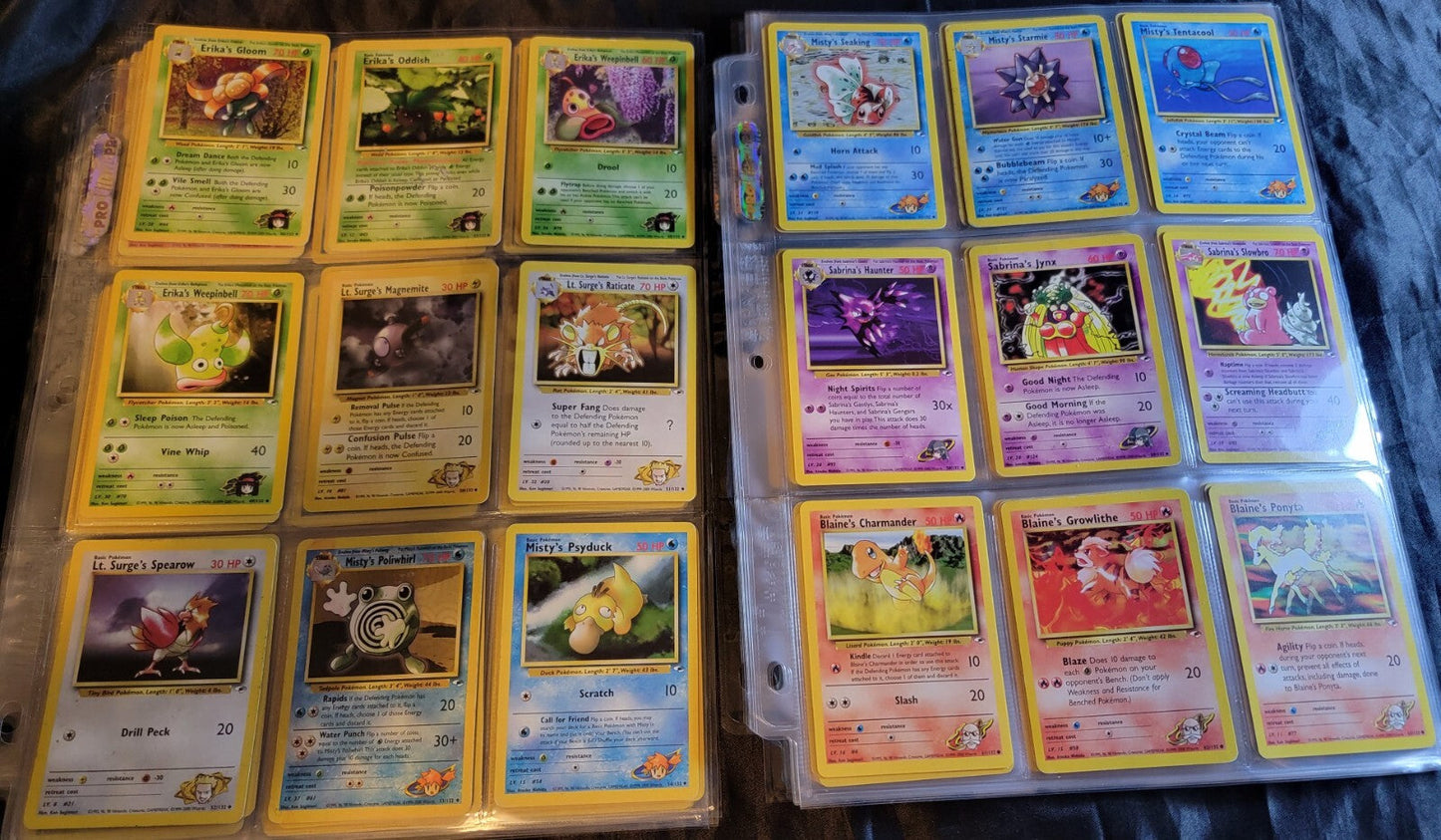 Complete Pokémon Gym Heroes Set (132/132) – Unlimited – English – All Cards Included – WOTC – UK Stock