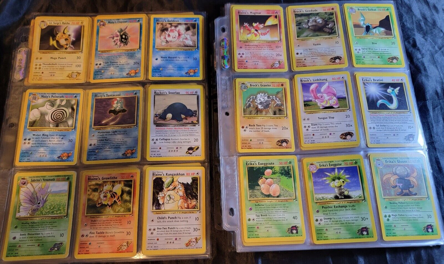 Complete Pokémon Gym Heroes Set (132/132) – Unlimited – English – All Cards Included – WOTC – UK Stock