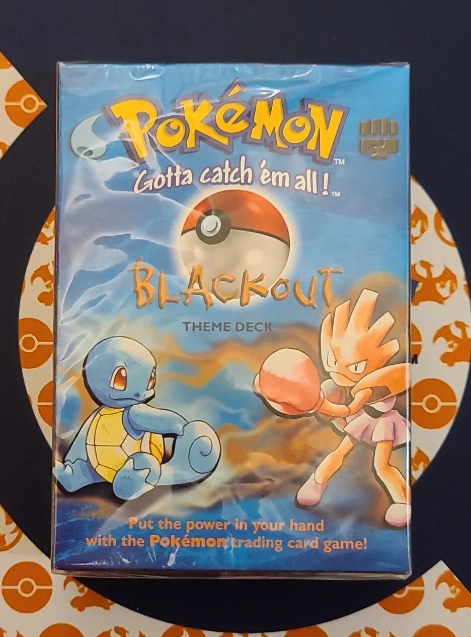 Pokemon Blackout Theme Deck – 1999 Base Set – New Factory Sealed – Vintage TCG – UK Stock