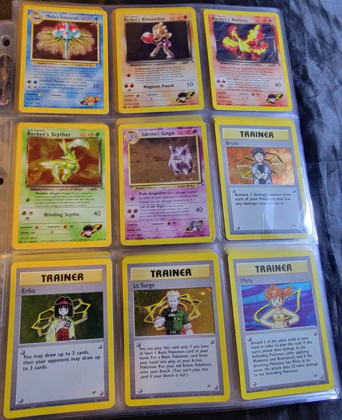 Complete Pokémon Gym Heroes Set (132/132) – Unlimited – English – All Cards Included – WOTC – UK Stock