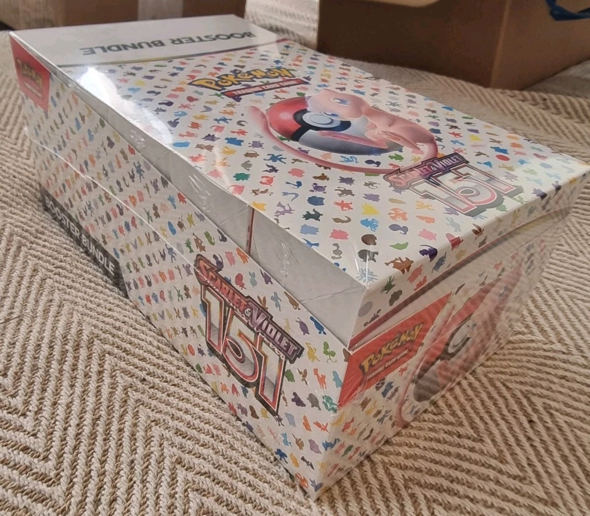 Pokémon TCG Scarlet & Violet 151 Booster Bundle Display Case – 10 Sealed Bundles – Factory Sealed – UK Stock