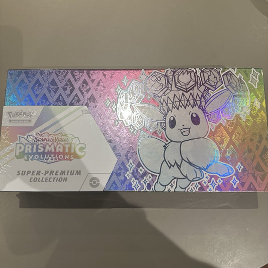 Pokémon TCG Prismatic Evolutions Super Premium Collection – Brand New & Sealed – English – UK Stock