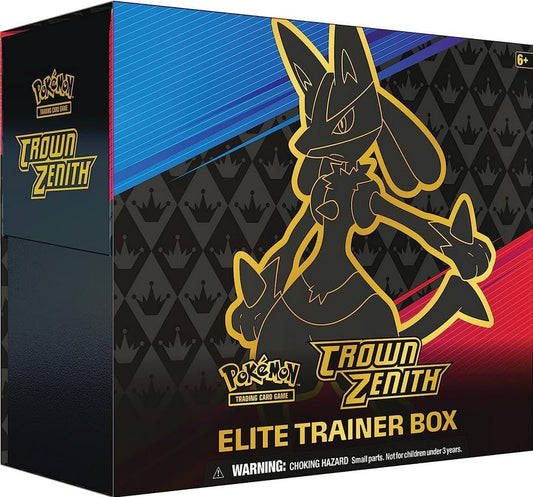Pokémon TCG Crown Zenith Elite Trainer Box – 10 Booster Packs – Factory Sealed – UK Stock