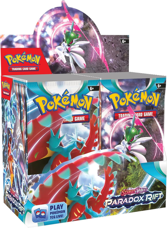 Pokémon TCG Scarlet & Violet Paradox Rift Booster Box – 36 Packs – Factory Sealed – English – UK Stock