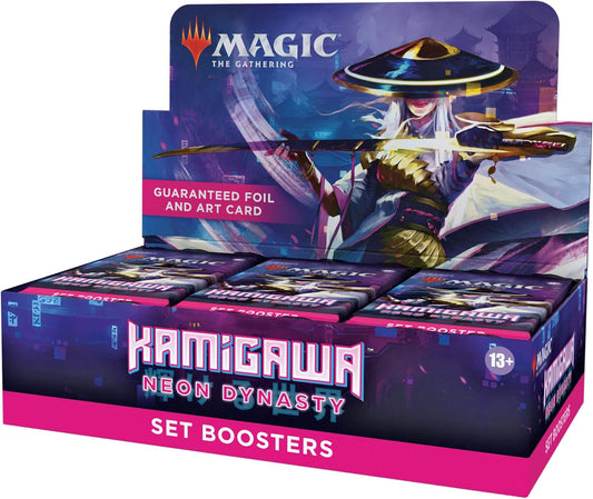 Magic: The Gathering Kamigawa Neon Dynasty Set Booster Box – 30 Packs – Factory Sealed – UK Stock