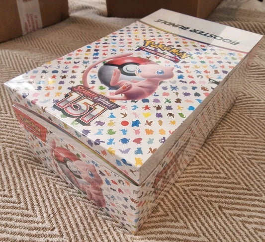 Pokémon TCG Scarlet & Violet 151 Booster Bundle Display Case – 10 Sealed Bundles – Factory Sealed – UK Stock