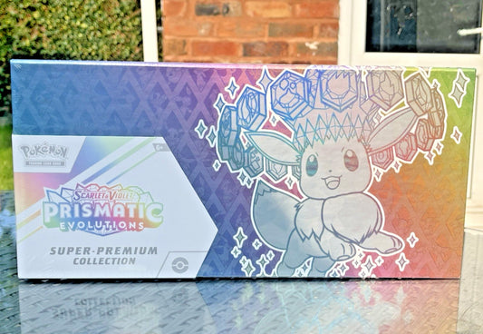 Pokémon TCG Scarlet & Violet Prismatic Evolutions Super Premium Collection – New & Factory Sealed – UK Stock