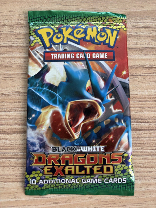 Pokémon TCG: Black & White Dragons Exalted Booster Pack – Gyarados Art – Factory Sealed – English – UK Stock